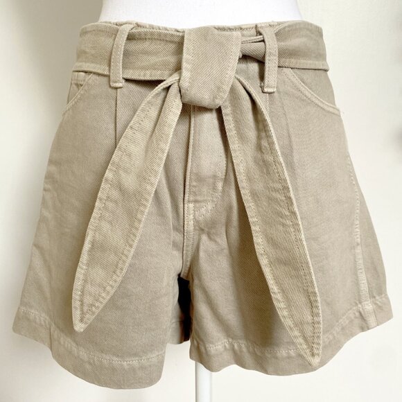 ✨ NWOT Soft Khaki High-Rise Denim Shorts ✨ Banana Republic - Picture 2 of 8